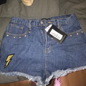 Customized PrettyLittleThing Denim Shorts